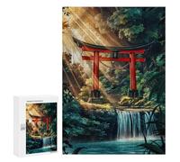 300 PCS Jigsaw Puzzle for Teenagerss Japan Torii Gate Beautiful Jigsaw for Adults Fun Games But Fun And Humorous Unique Birthday And Xmas Gifts 300 PCS