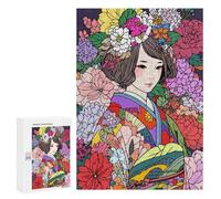 300 PCS Jigsaw Puzzle for Teenagerss Kimono Ukiyoe Zen Pop Art Jigsaw for Adults Fun Games But Fun And Humorous Unique Birthday And Xmas Gifts 300 PCS