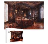 300 PCS Jigsaw Puzzle for Teenagerss Whimsical Dreamscapes A Room of Curiosities Jigsaws for Adults Fun Games Birthday Present Unique Birthday And Xmas Gifts 300 PCS