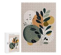 300 PCS Jigsaw Puzzles Abstract Plants 07 Jigsaw for Teenagerss Precision Cutting Fun Activities at Home Challenging Game And Family Play 300 PCS