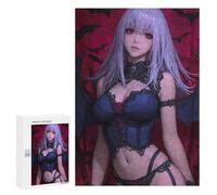 300 PCS Jigsaw Puzzles Anime Vampire Girl Gaming Jigsaw Puzzles for Teenagerss But Fun And Humorous Every Piece Is Unique - Learning Educational Toys 300 PCS