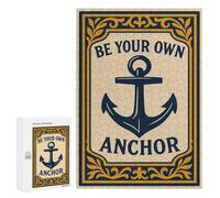 300 PCS Jigsaw Puzzles- Be Your Own Anchor Jigsaw for Adults Relaxing Games Staycation Kill Time Deal As Gifts for The Whole Family 300 PCS