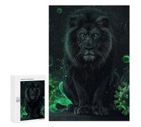 300 PCS Jigsaw Puzzles- Black Lion The Ultimate Protector Jigsaw for Adults Relaxing Games Staycation Kill Time Deal As Gifts for The Whole Family 300 PCS