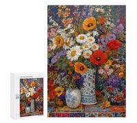 300 PCS Jigsaw Puzzles Colorful Floral Still Life-1 Jigsaws for Adults Puzzle For Family Fun Difficult And Challenge Educational Family Game 300 PCS