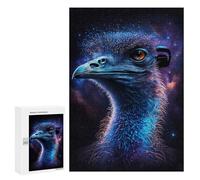 300 PCS Jigsaw Puzzles- Cosmic Emu Portrait-3 Jigsaw for Adults Relaxing Games Staycation Kill Time Deal As Gifts for The Whole Family 300 PCS