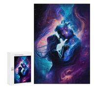 300 PCS Jigsaw Puzzles- Cosmic Love Romance-3 Jigsaw for Adults Relaxing Games Staycation Kill Time Deal As Gifts for The Whole Family 300 PCS