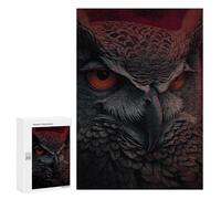 300 PCS Jigsaw Puzzles Eagle Owl Art Print Jigsaw Puzzles for Teenagers Stress Reliever Train Your Brain And Hands Learning Educational Toys 300 PCS