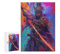 300 PCS Jigsaw Puzzles- Fantasy Warrior Artwork Puzzle For Teenagers Family Activities for Birthday, Chrismas Unique Birthday And Gifts 300 PCS