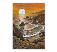 300 PCS Jigsaw Puzzles for Adults Amazing Beach Adult Jigsaw Puzzle Brain Teaser Game Difficult Challenge Difficult And Challenge 300 PCS