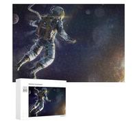 300 PCS Jigsaw Puzzles for Adults Astronaut Floating in Space -1 Jigsaw for Adults Relax Games For Family Fun for Is Ideal As A Gift 300 PCS