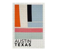300 PCS Jigsaw Puzzles for Adults Austin Texas Adult Puzzles Hands-on Game A Work of Art Unique Gifts for Birthday And Christmas 300 PCS
