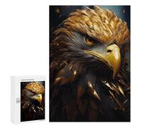 300 PCS Jigsaw Puzzles for Adults Awesome Bald Eagle America Jigsaw for Adults Brain Teaser Game Birthday Present Difficult And Challenge 300 PCS