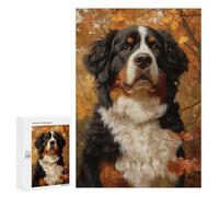 300 PCS Jigsaw Puzzles for Adults Bernese Mountain Dog Portrait Puzzle for Adults DIY Toys Precision Cutting Unique Gifts for Birthday And Christmas 300 PCS