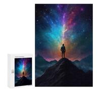 300 PCS Jigsaw Puzzles for Adults Colors Explosion Jigsaw for Adults Brain Teaser Game Birthday Present Difficult And Challenge 300 PCS