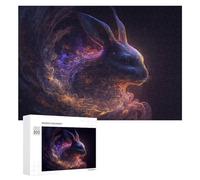 300 PCS Jigsaw Puzzles for Adults Cosmic Rabbit Celestial Artwork Jigsaw for Adults Relax Games For Family Fun for Is Ideal As A Gift 300 PCS
