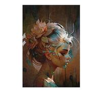 300 PCS Jigsaw Puzzles for Adults Dancer Updo Adult Jigsaw Puzzle Brain Teaser Game Difficult Challenge Difficult And Challenge 300 PCS