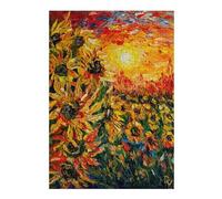 300 PCS Jigsaw Puzzles for Adults Echoes of The Sun Puzzle for Adults Hands-on Game Improve Memory Unique Gifts for Birthday And Christmas 300 PCS