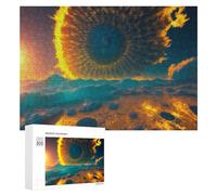 300 PCS Jigsaw Puzzles for Adults Explosive Cosmic Event on Alien Planet Puzzles for Adults DIY Toys Home Decoration Difficult And Challenge 300 PCS