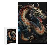 300 PCS Jigsaw Puzzles for Adults Flying Dragon Jigsaws for Adults DIY Toys Analysis And Logic Unique Gifts for Birthday And Christmas 300 PCS