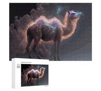300 PCS Jigsaw Puzzles for Adults Galactic Camel Cosmic Artwork -3 Jigsaw for Adults Family Games Presents for Women Parent-child Interaction 300 PCS
