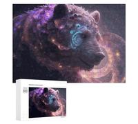 300 PCS Jigsaw Puzzles for Adults Galactic Elephant A Cosmic Fusion of Nature And Technology Jigsaw for Adults Relax Games For Family Fun for Is Ideal As A Gift 300 PCS