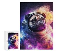 300 PCS Jigsaw Puzzles for Adults Galaxy Pug Jigsaws for Adults DIY Toys Analysis And Logic Unique Gifts for Birthday And Christmas 300 PCS