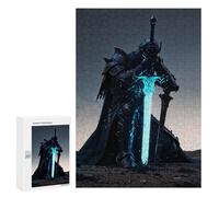 300 PCS Jigsaw Puzzles for Adults Grief Eerie Light Jigsaw for Adults Relax Games Hand Speed Race for Is Ideal As A Gift 300 PCS