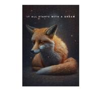 300 PCS Jigsaw Puzzles for Adults It All Starts With A Dream Adult Jigsaw Puzzle Brain Teaser Game Difficult Challenge Difficult And Challenge 300 PCS