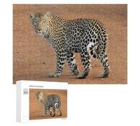 300 PCS Jigsaw Puzzles for Adults Jigsaw Animals Wild Leopard Park Adult Jigsaw Puzzle Brain Teaser Game Wall Decoration Fun at Home Activities, 300 PCS
