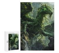 300 PCS Jigsaw Puzzles for Adults Jigsaw Awakened Nature Dragon Adult Jigsaw Brain Teaser Game Hand Speed Race Challenging Game Gifts 300 PCS