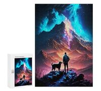 300 PCS Jigsaw Puzzles for Adults Jigsaw Galaxy Mountain Explorers Adult Jigsaw Brain Teaser Game Hand Speed Race Challenging Game Gifts 300 PCS