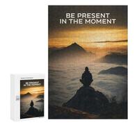 300 PCS Jigsaw Puzzles for Adults Jigsaw Mindful Living Motivation Adult Jigsaw Brain Teaser Game Hand Speed Race Challenging Game Gifts 300 PCS