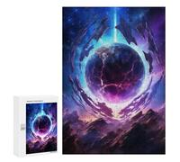 300 PCS Jigsaw Puzzles for Adults Jigsaw Planetary Wreckage Adult Puzzles Relaxing Games Enhance Memory Christmas Birthday Gifts 300 PCS