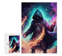 300 PCS Jigsaw Puzzles for Adults Jigsaw Shadow Mage in Action Adult Puzzles Anti-Stress Toys Difficult Hard Challenging Game Gifts 300 PCS