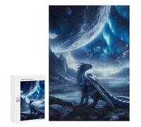 300 PCS Jigsaw Puzzles for Adults Jigsaw Space Dragon And Planets Adult Jigsaw Brain Teaser Game Hand Speed Race Challenging Game Gifts 300 PCS