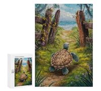 300 PCS Jigsaw Puzzles for Adults Keep Going Jigsaw for Adults Brain Teaser Game Birthday Present Difficult And Challenge 300 PCS