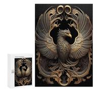 300 PCS Jigsaw Puzzles for Adults Legendary Phoenix Art Deco Puzzle for Adults DIY Toys Precision Cutting Unique Gifts for Birthday And Christmas 300 PCS