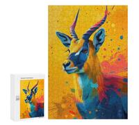 300 PCS Jigsaw Puzzles for Adults Lightning Fast Antelope Jigsaws for Adults DIY Toys Analysis And Logic Unique Gifts for Birthday And Christmas 300 PCS