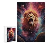300 PCS Jigsaw Puzzles for Adults Lion in 60s Rock Album Jigsaw for Adults Relax Games Hand Speed Race for Is Ideal As A Gift 300 PCS