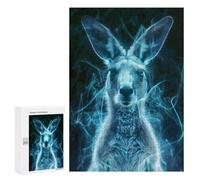 300 PCS Jigsaw Puzzles for Adults Luminous Kangaroo Jigsaw for Adults Brain Teaser Game Birthday Present Difficult And Challenge 300 PCS