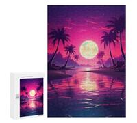300 PCS Jigsaw Puzzles for Adults Luminous Tropics Unveiled Jigsaw for Adults Relax Games Hand Speed Race for Is Ideal As A Gift 300 PCS