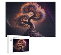 300 PCS Jigsaw Puzzles for Adults Magical Cosmic Tree -1 Jigsaw for Adults Relax Games For Family Fun for Is Ideal As A Gift 300 PCS