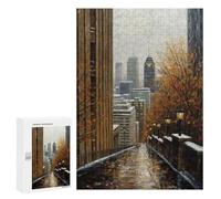 300 PCS Jigsaw Puzzles for Adults Montreal Charm Canada Jigsaw for Adults Brain Teaser Game Birthday Present Difficult And Challenge 300 PCS