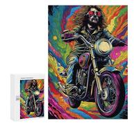 300 PCS Jigsaw Puzzles for Adults Motorcycle Dreams in Color Teenagers Puzzles Hands-on Game Improve Memory Parent-child Interaction 300 PCS