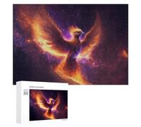 300 PCS Jigsaw Puzzles for Adults Phoenix Rising Celestial Artwork Teenagers Puzzles Hands-on Game Improve Memory Parent-child Interaction 300 PCS
