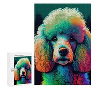 300 PCS Jigsaw Puzzles for Adults Poodle Colorful Jigsaws for Adults DIY Toys Analysis And Logic Unique Gifts for Birthday And Christmas 300 PCS