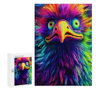 300 PCS Jigsaw Puzzles for Adults Rainbow Eagle Portrait Teenagers Puzzles Hands-on Game Improve Memory Parent-child Interaction 300 PCS