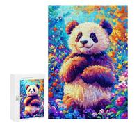 300 PCS Jigsaw Puzzles for Adults Smiling Panda Jigsaws for Adults DIY Toys Analysis And Logic Unique Gifts for Birthday And Christmas 300 PCS