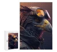 300 PCS Jigsaw Puzzles for Adults Steampunk Eagle Portrait-1 Jigsaws for Adults DIY Toys Analysis And Logic Unique Gifts for Birthday And Christmas 300 PCS