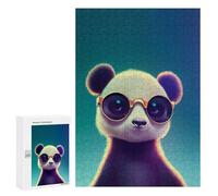 300 PCS Jigsaw Puzzles for Adults Stylish Panda Portrait -1 Jigsaw for Adults Brain Teaser Game Birthday Present Difficult And Challenge 300 PCS